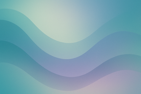 AI generated image of abstract multicoloured waveforms.