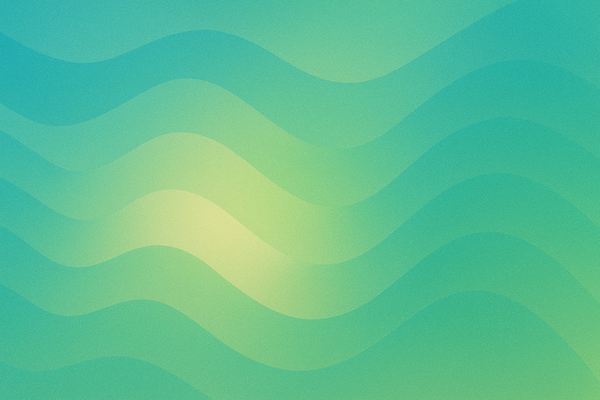 AI generated image of abstract multicoloured waveforms.