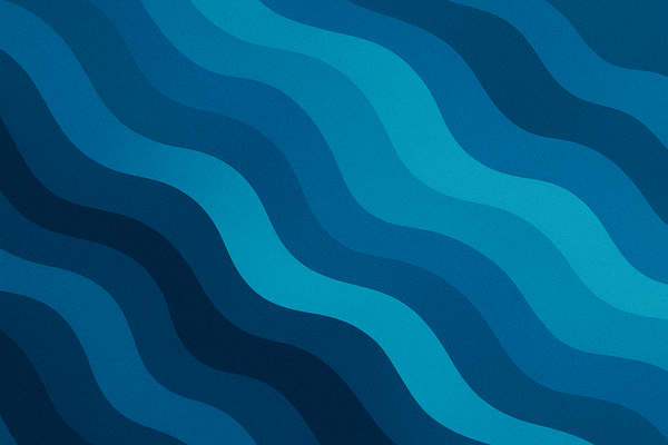 AI generated image of abstract multicoloured waveforms.