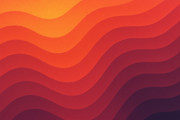 AI generated image of abstract multicoloured waveforms.