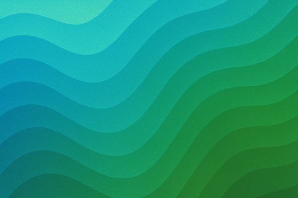 AI generated image of abstract multicoloured waveforms.