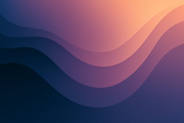 AI generated image of abstract multicoloured waveforms.