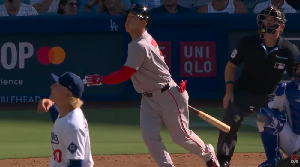 Red Sox Sweep Los Angeles Dodgers