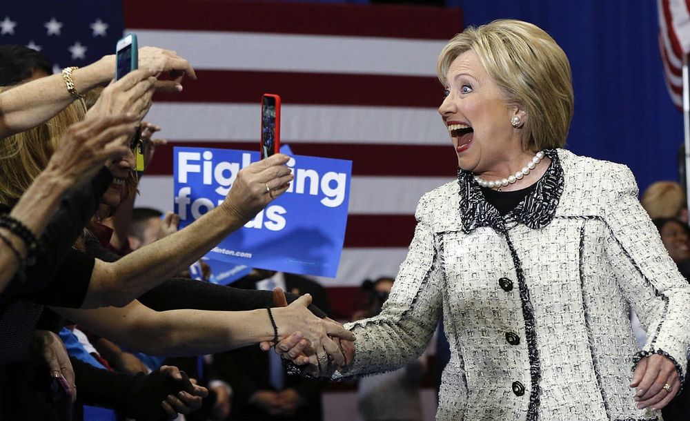 Clinton opens double-digit lead over Trump, poll shows