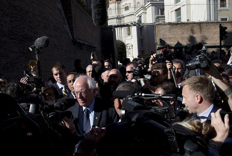 Sanders at Vatican blasts ‘immoral’ wealth inequality