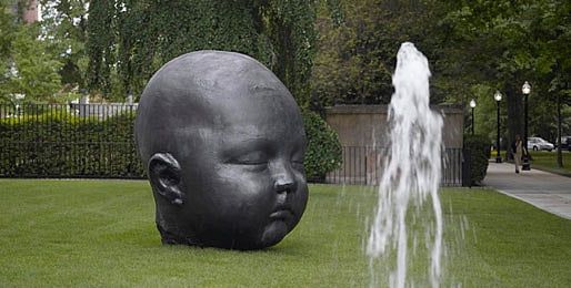 The story of those baby heads on the MFA lawn