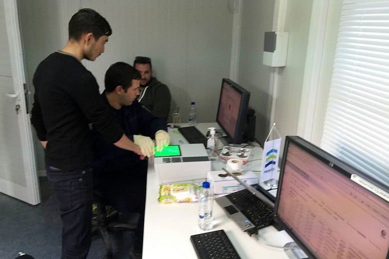EU tests new screening process on refugee-hit Greek island