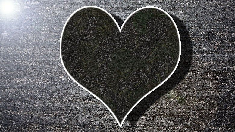 Poem: Tar paper heart