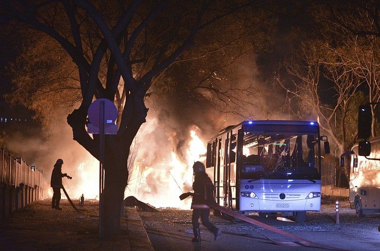 Ankara blast kills at least 28, wounds 61 others