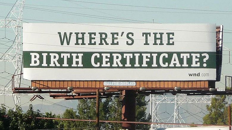 One hundred years of ‘birther’ arguments