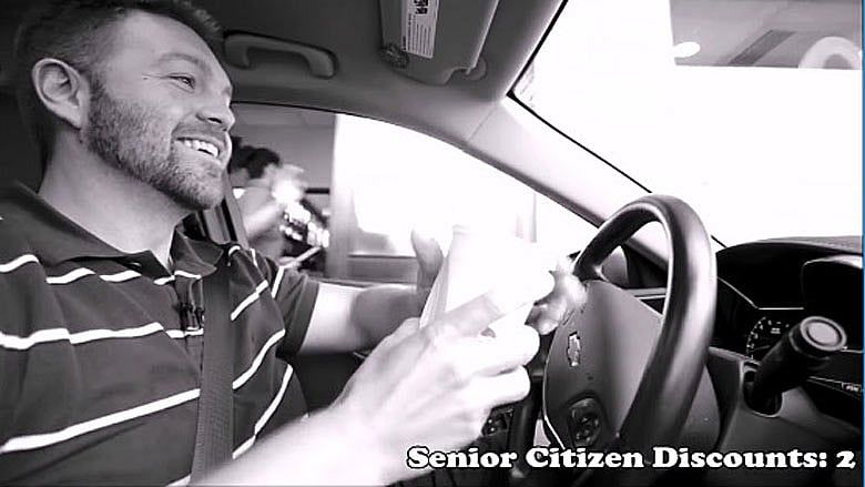 A millennial identified as a senior citizen and asked for discounts