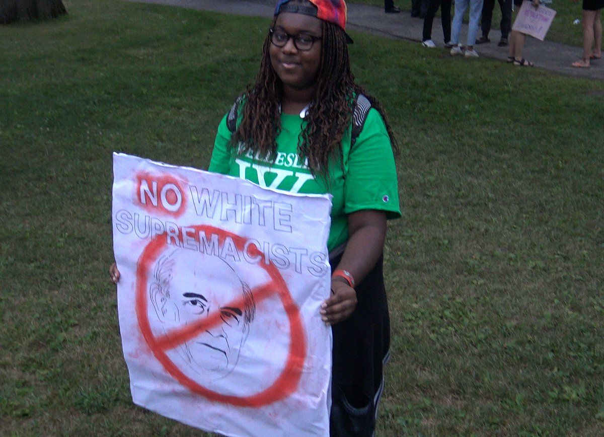 Police Presence, Protesters at Harvard Charles Murray Event