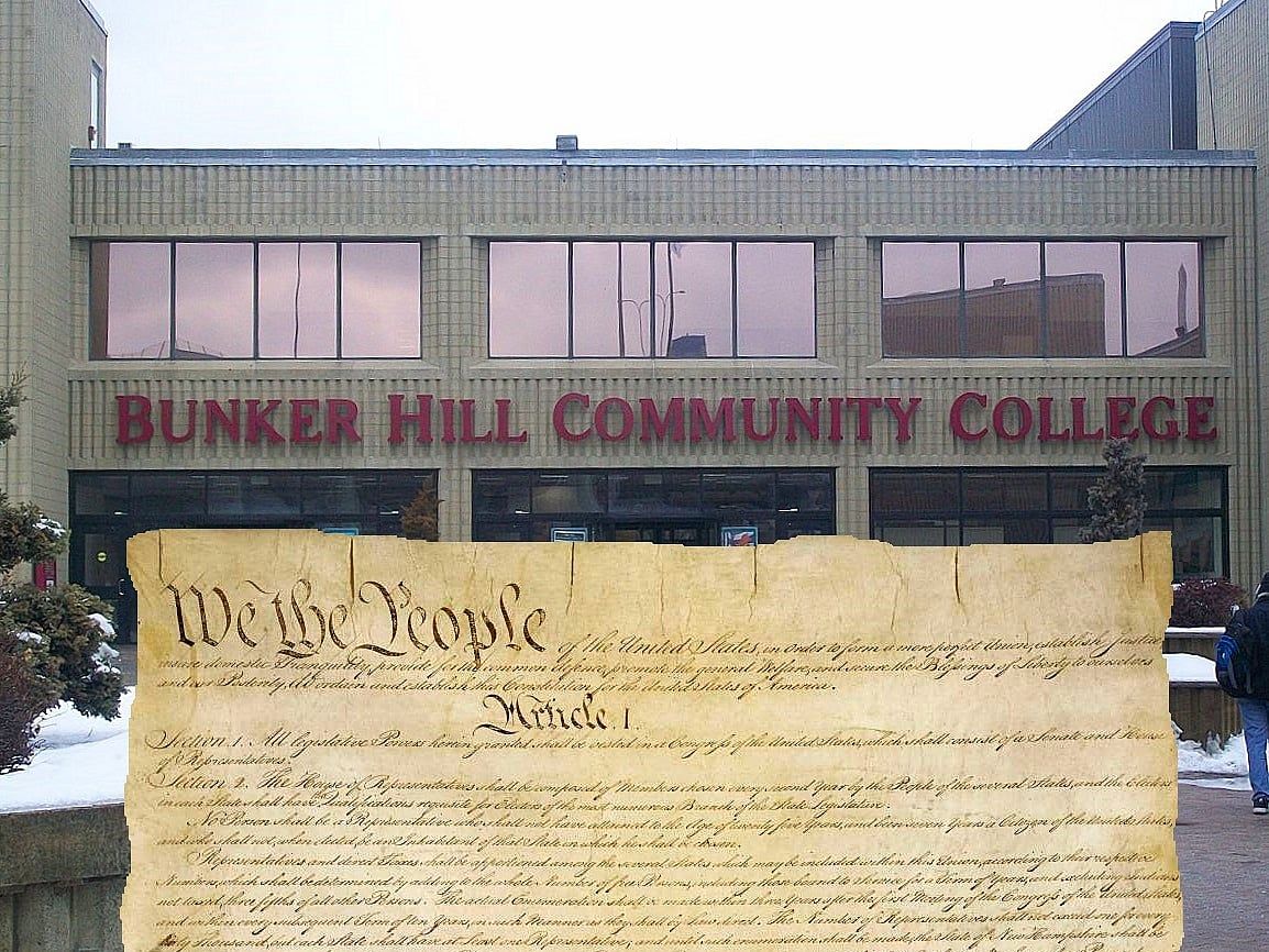 U.S. Constitution Wins Appeal at Bunker Hill Community College; What About Other Massachusetts Campuses?