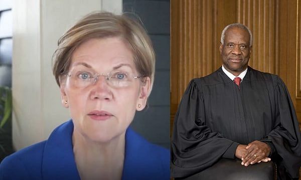 Elizabeth Warren Discovers She Agrees With Clarence Thomas