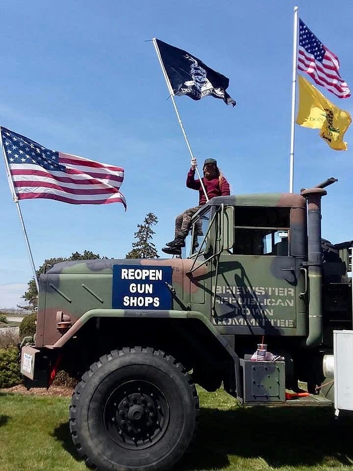 Gun-Rights Supporters Rally Against Massachusetts Governor’s Closure of Gun Shops