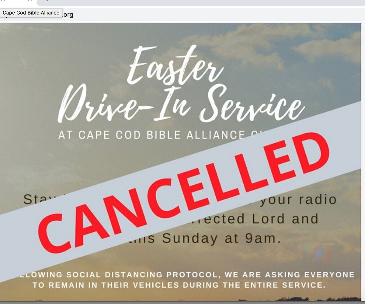 Church Cancels Easter Drive-In Service After Local Health Official Says Don’t Do It