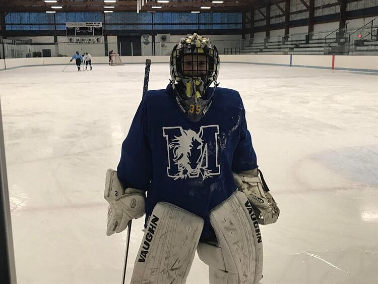Sixth-Grader Is Starting Goalie For Medford/Malden Varsity Girls’ Hockey Team This Season