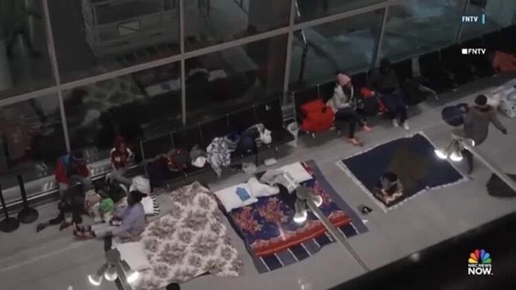 Illegal Immigrants Sleeping At Logan Airport, Something Maura Healey Said Two Months Ago She Hoped Wouldn’t Happen