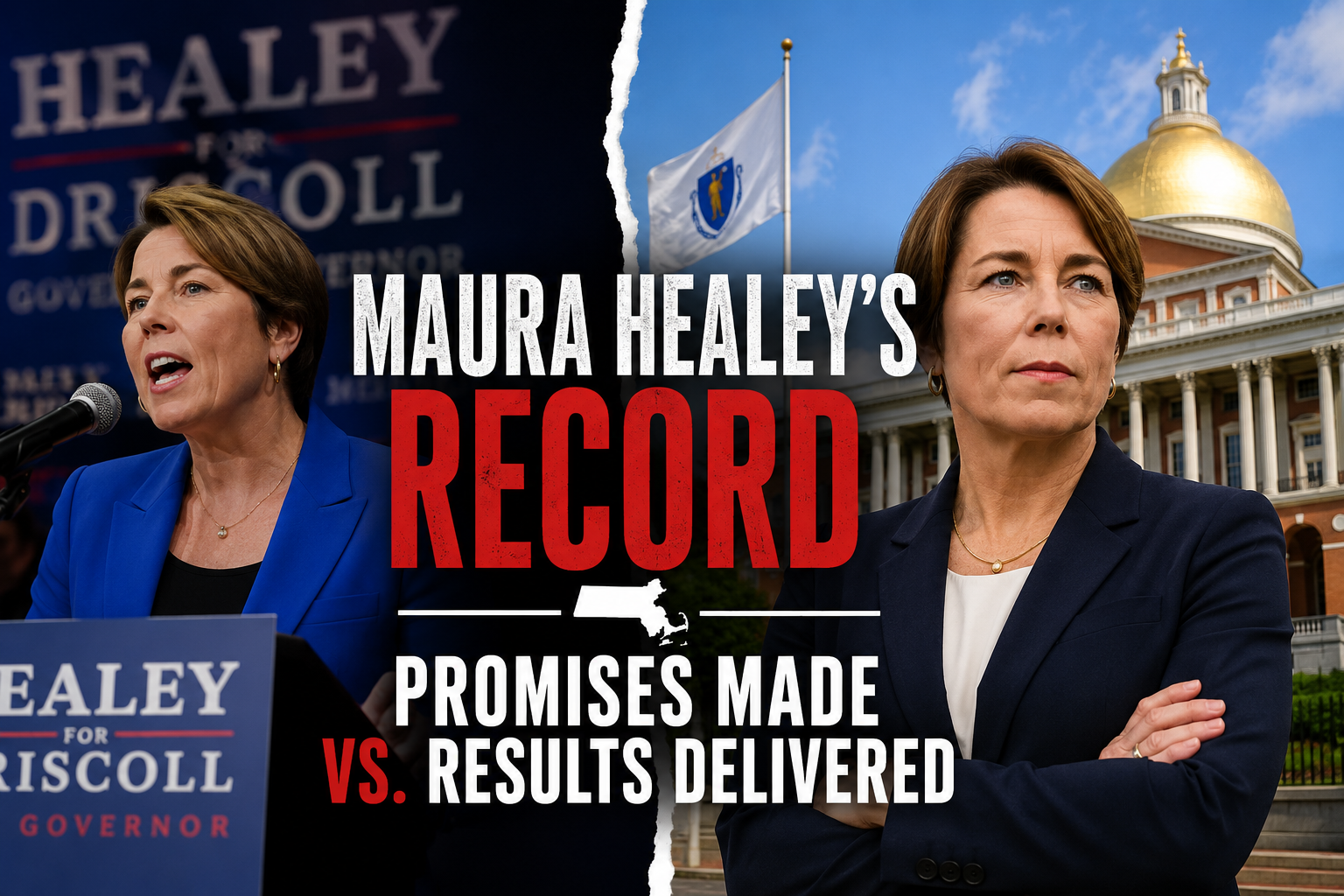 Maura Healey's Record as Governor: Promises Made vs. Results Delivered