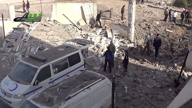 Deadly airstrikes hit hospitals, school in northern Syria