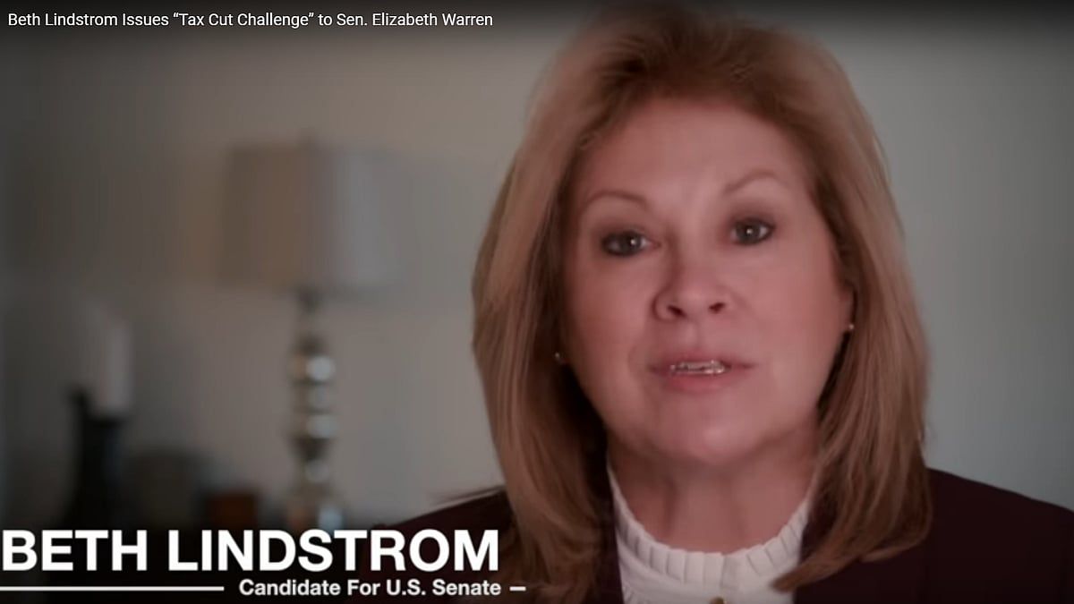 As Liz Warren Rips Democratic Colleagues, GOP Challenger Lindstrom Attacks Warren’s ‘Rock-Throwing’