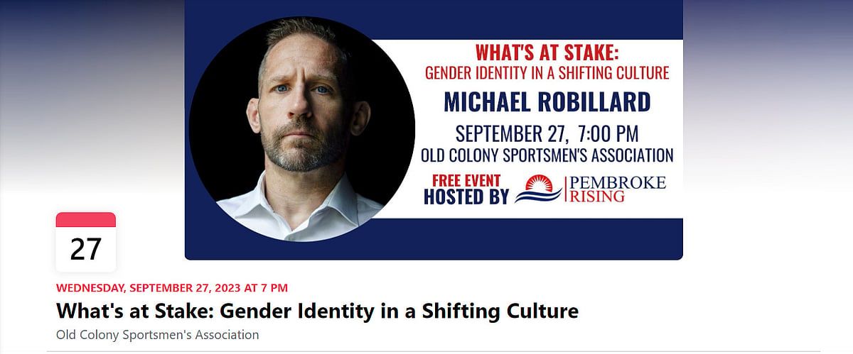 ‘Gender Identity in a Shifting Culture’:  Local Pembroke Group Hosts Talk