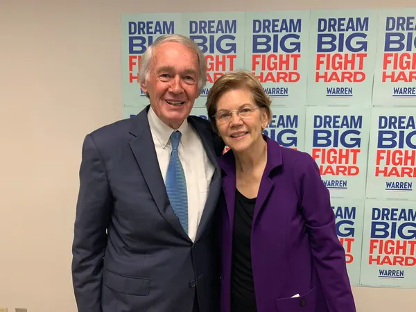 Elizabeth Warren Endorses Ed Markey's Re-Election Bid