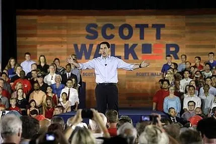 Walker reminds voters of union wins as he enters 2016 race