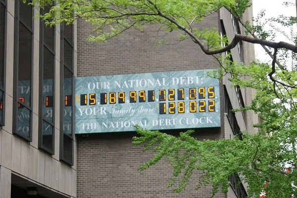 Nation awash in debt