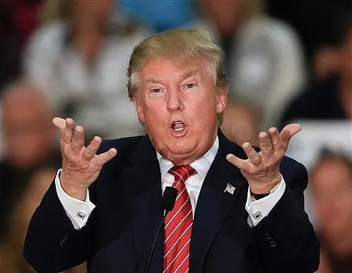 Trump struggles to explain drop from lead in polls