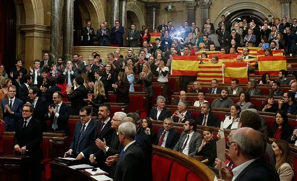 Catalan lawmakers pass plan to split from Spain