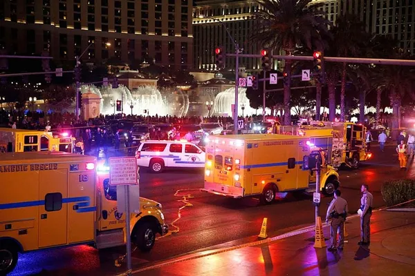 Driver repeatedly plows into people on Vegas Strip; 1 dies