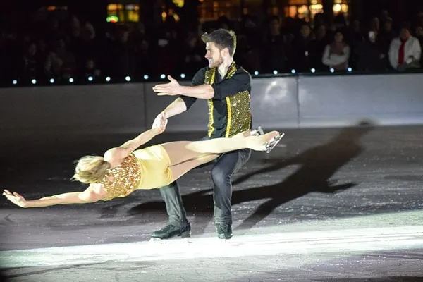 Skaters dazzle before giant Christmas tree lights up Boston Common