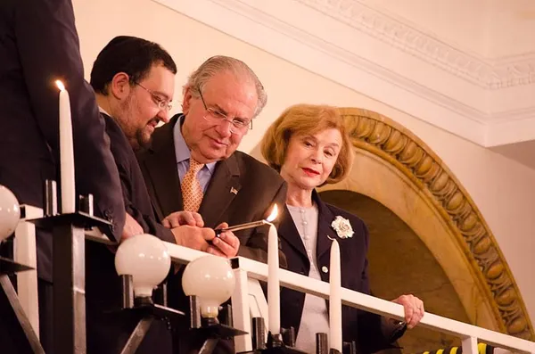 Menorahs spread their light across Boston — Gallery