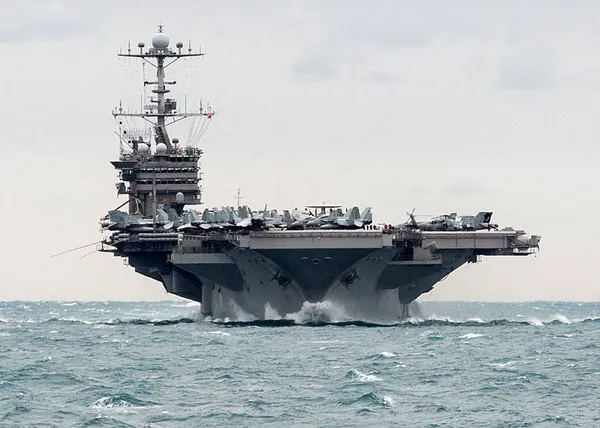 US accuses Iran of conducting rocket test near warships