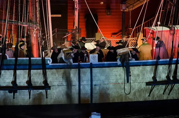 Clandestine group dumps tea to protest taxes!