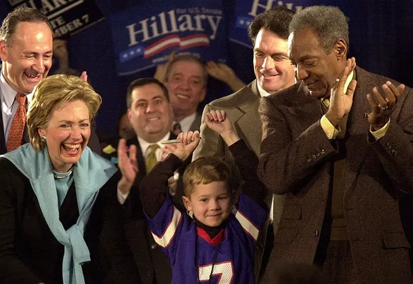 Trump dumps on Hillary using Cosby, Weiner and Bill