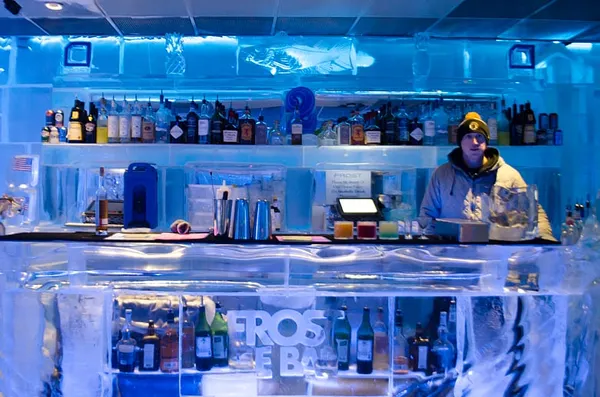 Boston’s Frost Ice Loft serves drinks in frozen splendor