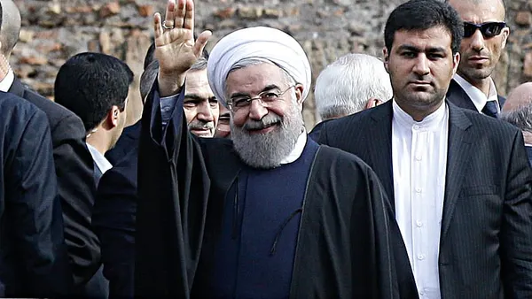 Iranian president bids for US investment