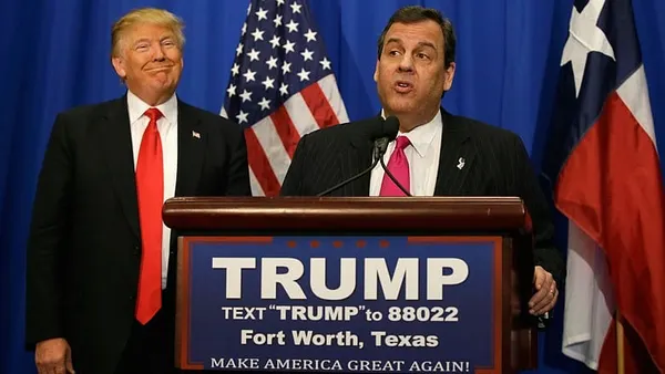 Friday shocker: Christie backs Trump (with reactions)