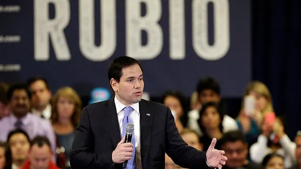 Rubio shifts to the offensive in an effort to slow Trump