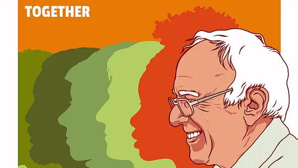 Bernie Sanders gets an artistic boost in Boston