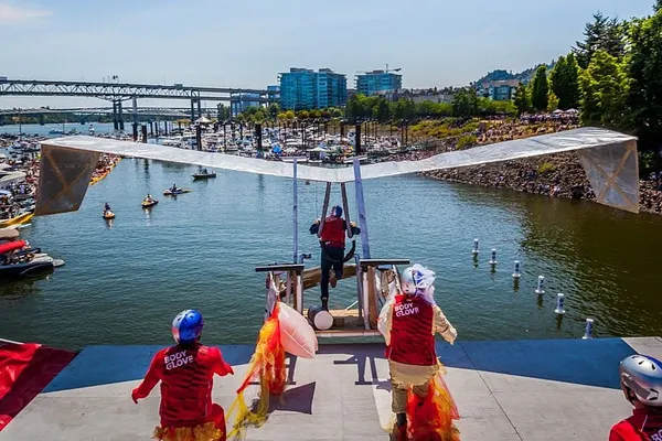 Hub’s would-be fliers offered a chance to soar in Red Bull fest