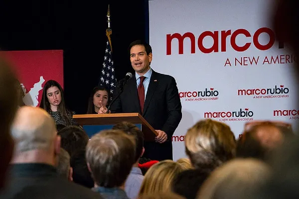 Rubio finishes strong in Iowa, heads to NH 