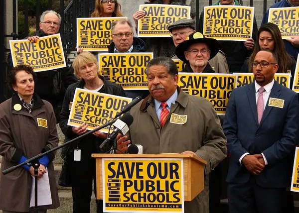 Charter School expansion opponents rally at State House