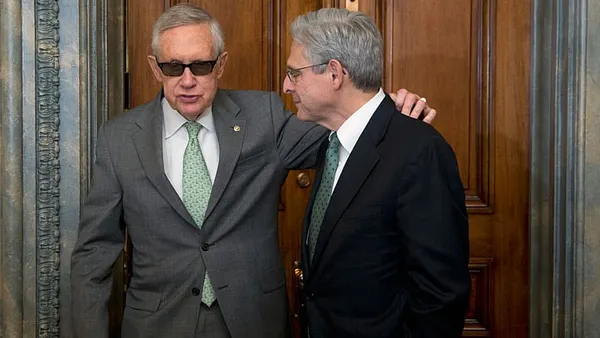 Garland meets Democrats, Senate recesses, groups up pressure