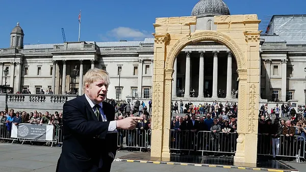 Syria’s Palmyra arch, destroyed by ISIS, recreated in London