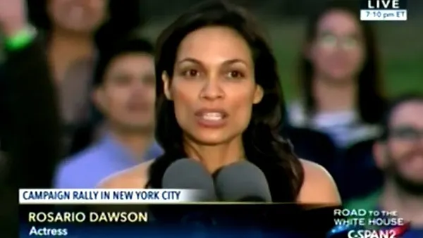 Rosario Dawson: ‘Shame on you’ Hillary