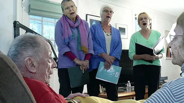 Hospice choirs comfort the dying with song