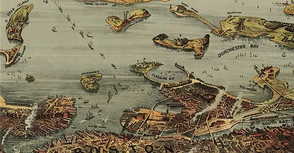 Ship remains found buried blocks from Seaport seawall